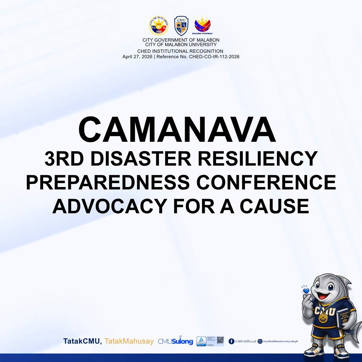 3rd CAMANAVA Disaster Resilience Conference