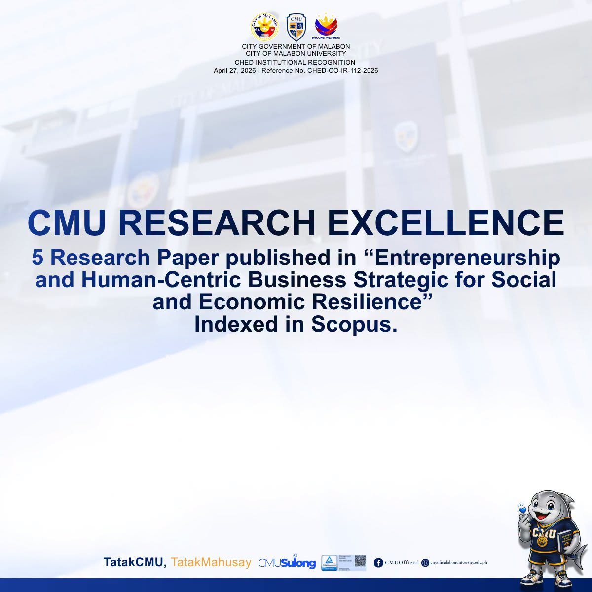 5 CMU Research Shines Globally Scopus-Indexed and Presented in South Korea
