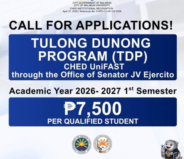 CALL FOR APPLICATIONS: TULONG DUNONG PROGRAM (TDP)