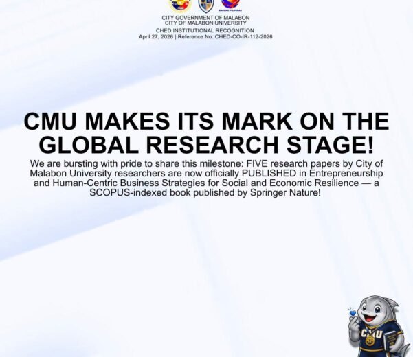 CMU MAKES ITS MARK ON THE GLOBAL RESEARCH STAGE!