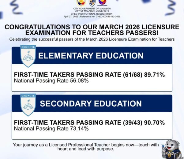 CONGRATULATIONS CMU PASSERS OF MARCH 2026 LET!