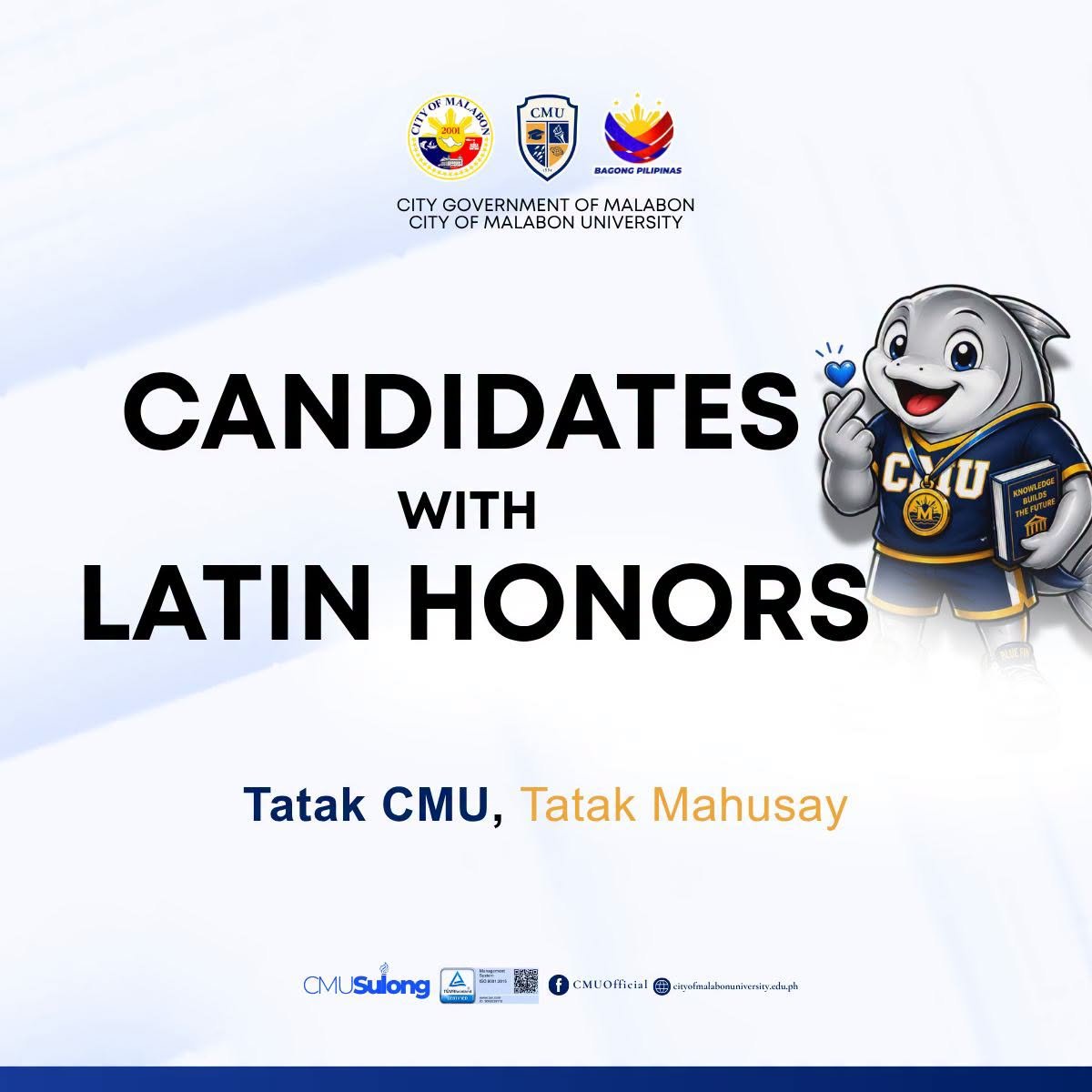 Candidates with Latin Honors, Class of 2026