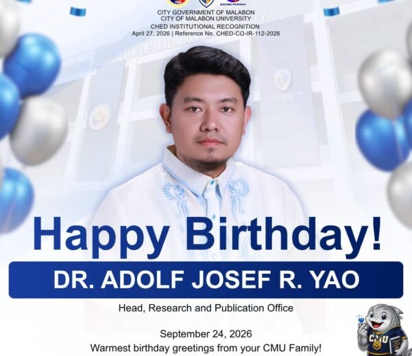 DR. ADOLF JOSEF R. YAO BIRTHDAY 9-24-26
