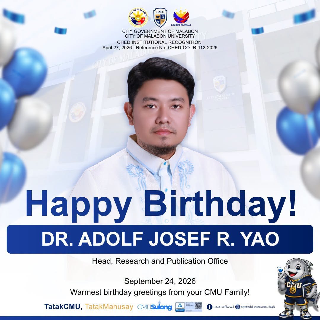 DR. ADOLF JOSEF R. YAO BIRTHDAY 9-24-26
