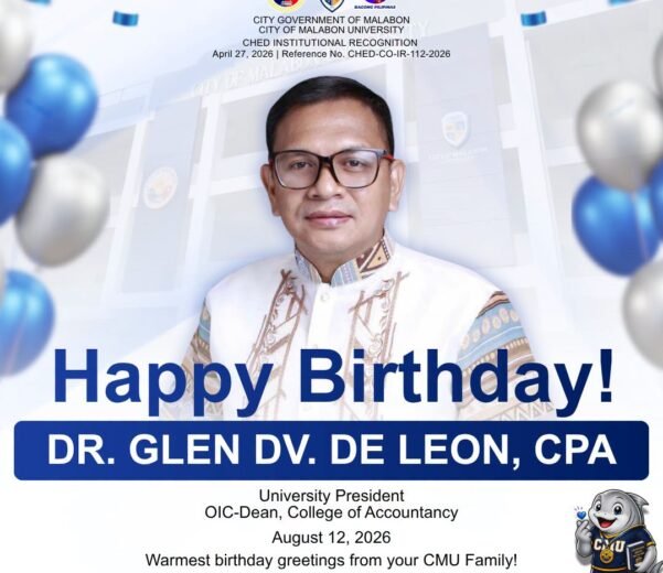 Happy Birthday Dr. Glen DV. De Leon, CPA University President