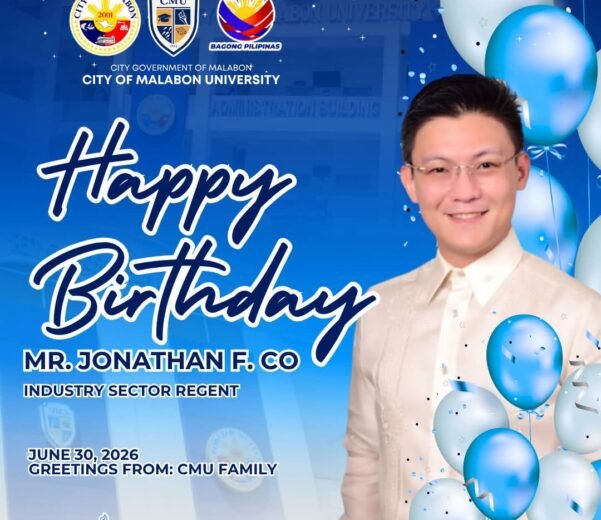 Happy Birthday, Mr. Jonathan F. Co, Industry Sector Regent!