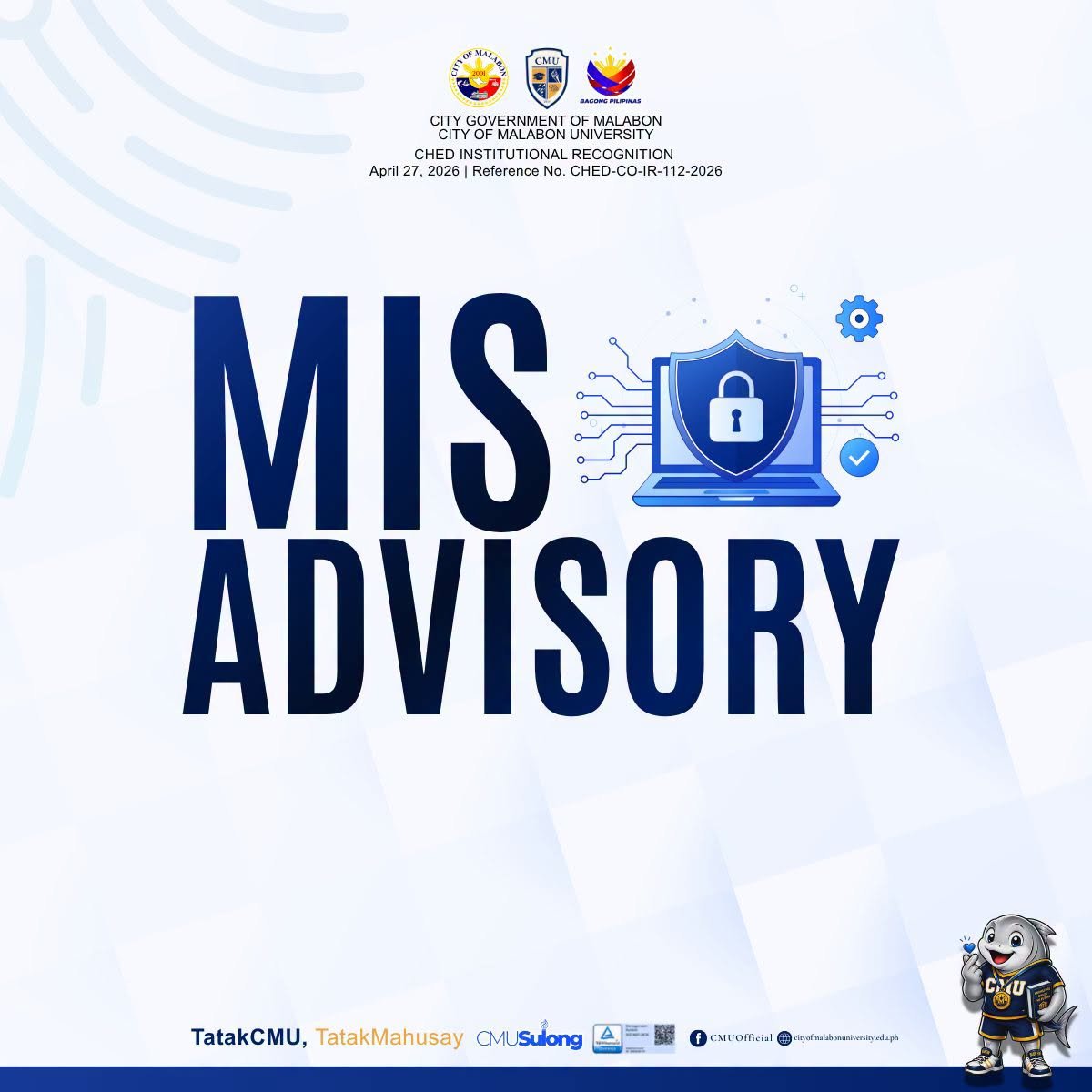 MIS ADVISORY - REMINDER MANDATORY PASSWORD CHANGE EVERY 90 DAYS