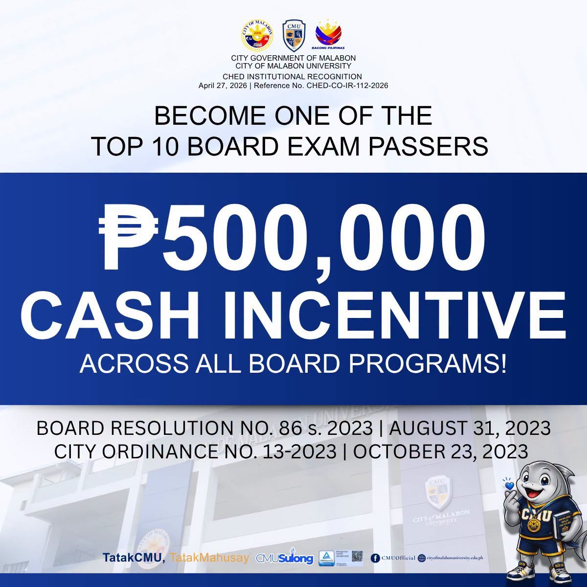𝗔𝗧𝗧𝗘𝗡𝗧𝗜𝗢𝗡 𝗖𝗠𝗨 𝗦𝗧𝗨𝗗𝗘𝗡𝗧𝗦 𝗔𝗡𝗗 𝗙𝗨𝗧𝗨𝗥𝗘 𝗕𝗢𝗔𝗥𝗗 𝗧𝗢𝗣𝗡𝗢𝗧𝗖𝗛𝗘𝗥𝗦!