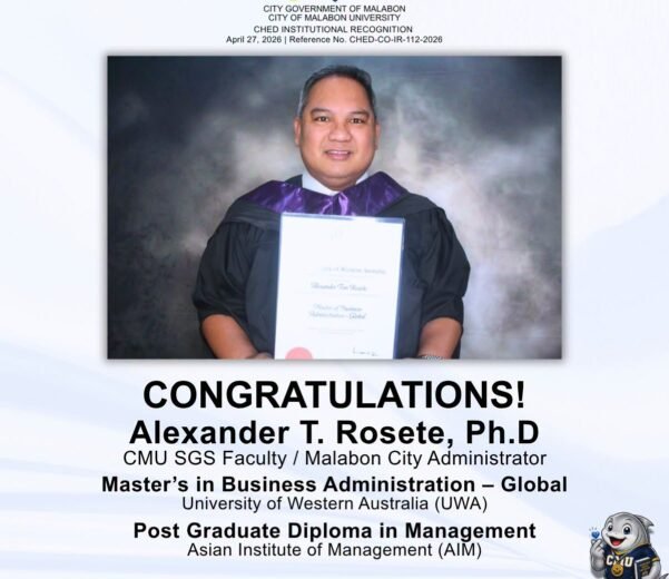 City Administrator and CMU School of Graduate Studies Faculty, Dr. Alexander Rosete